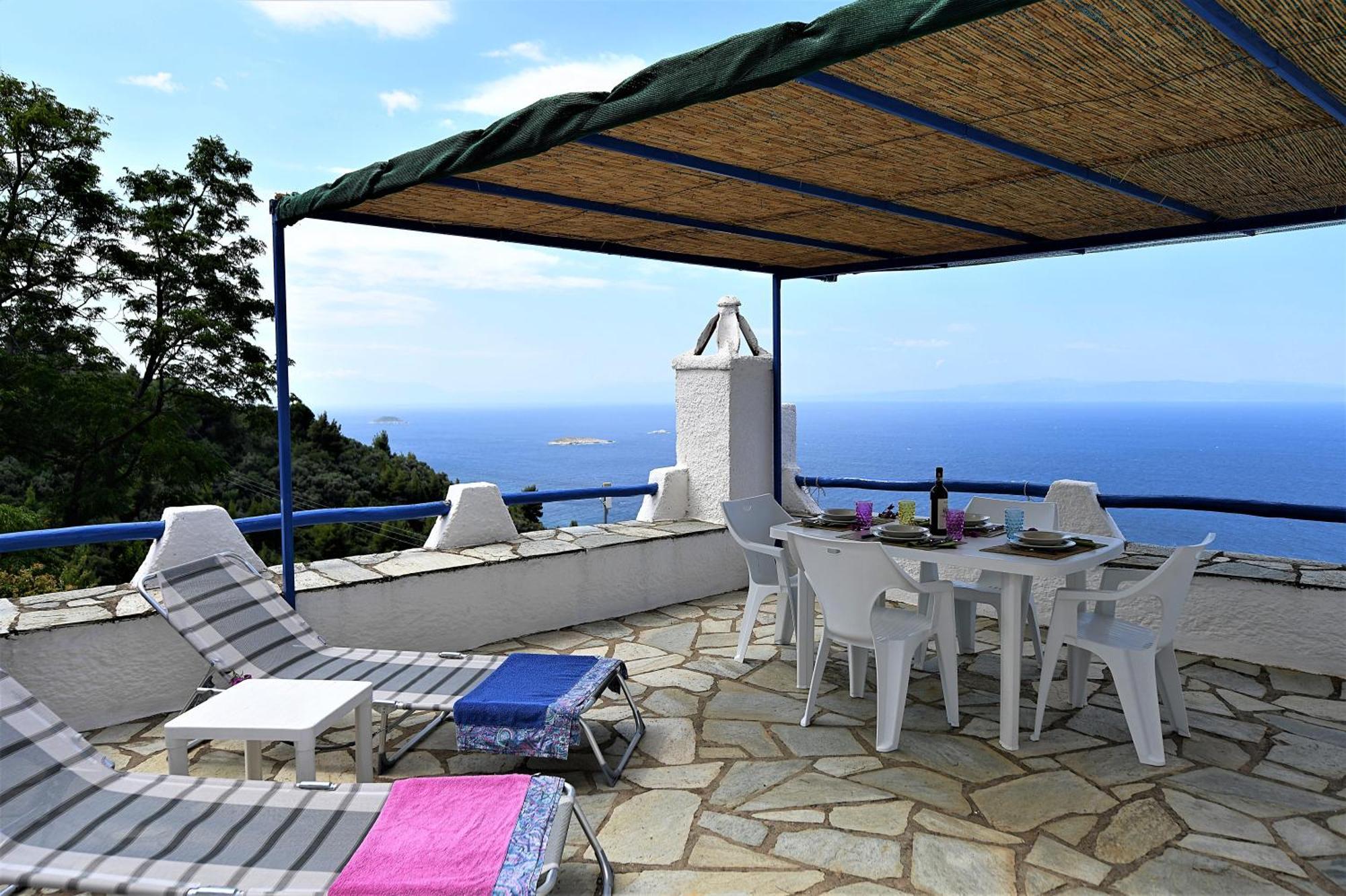 Secret Sporades Panoramic Residence Klíma Exteriér fotografie