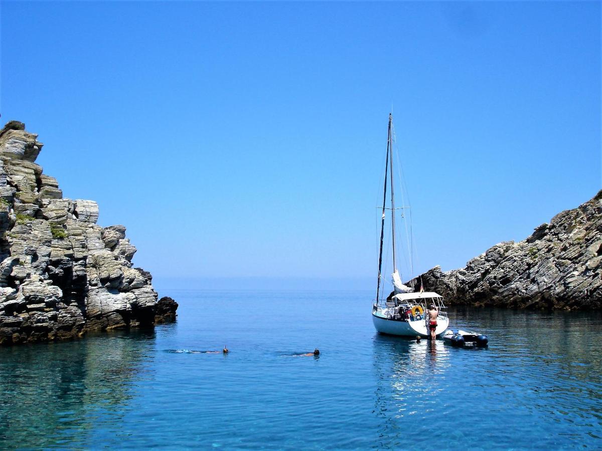 Secret Sporades Panoramic Residence Klíma Exteriér fotografie