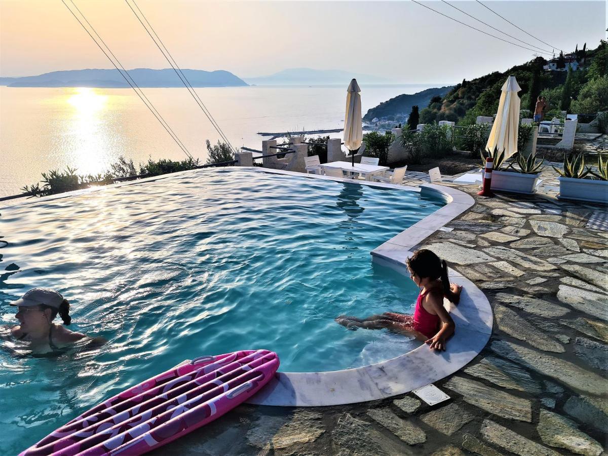 Secret Sporades Panoramic Residence Klíma Exteriér fotografie